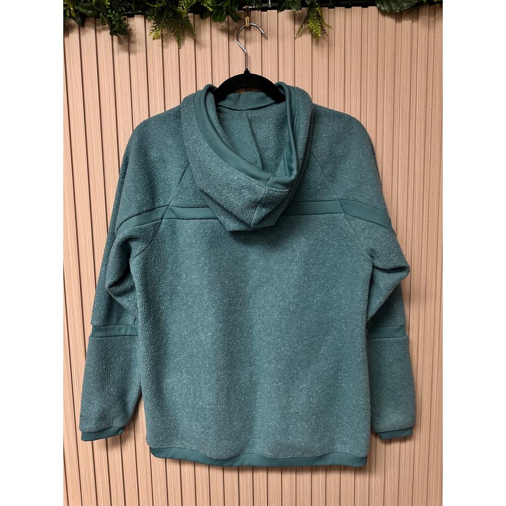 Nike Therma Fleece Training Hoodie Womens Sz XS Teal Blue BV5276-364 - Picture 6 of 12